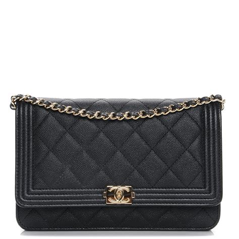 chanel boy wallet on chain for sale|chanel quilted wallet on chain.